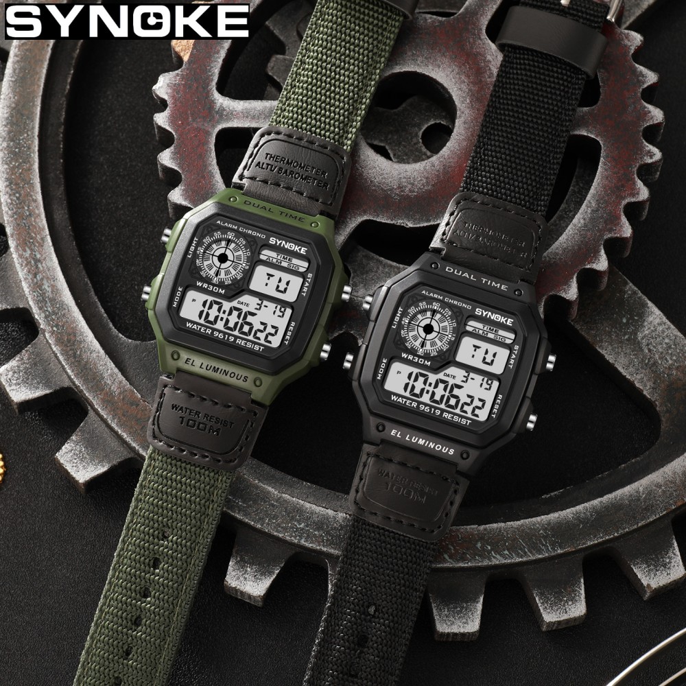 Synoke Outdoor wojskowy zegare – Canvas Strap Watch recenzja i cena