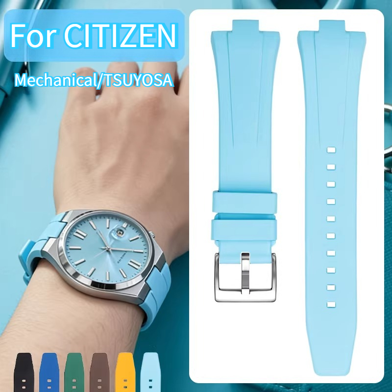 Pasek do zegarka z gumy fluoro – Citizen Watch Tsuyosa recenzja i cena