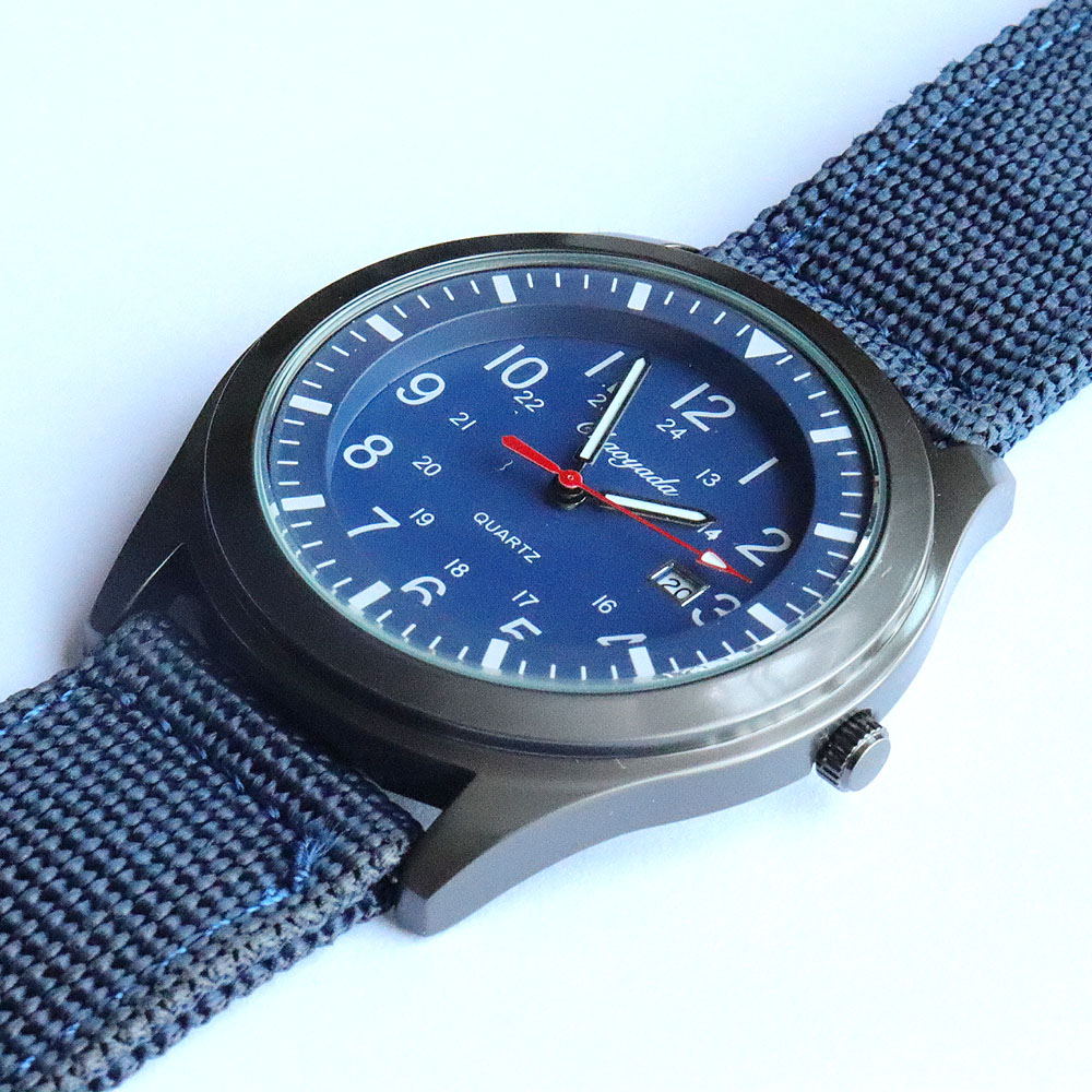 Luksusowy męski zegarek kwarco – Canvas Strap Watch recenzja i cena