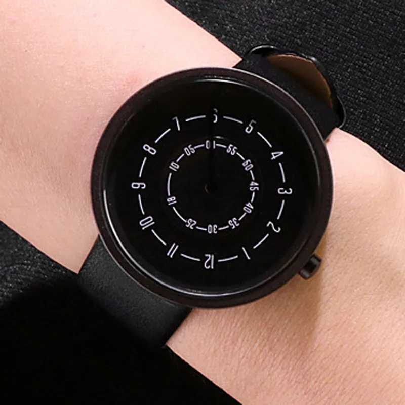 2020 kreatywne zegarki moda pr – Leather Watch Band Men recenzja i cena